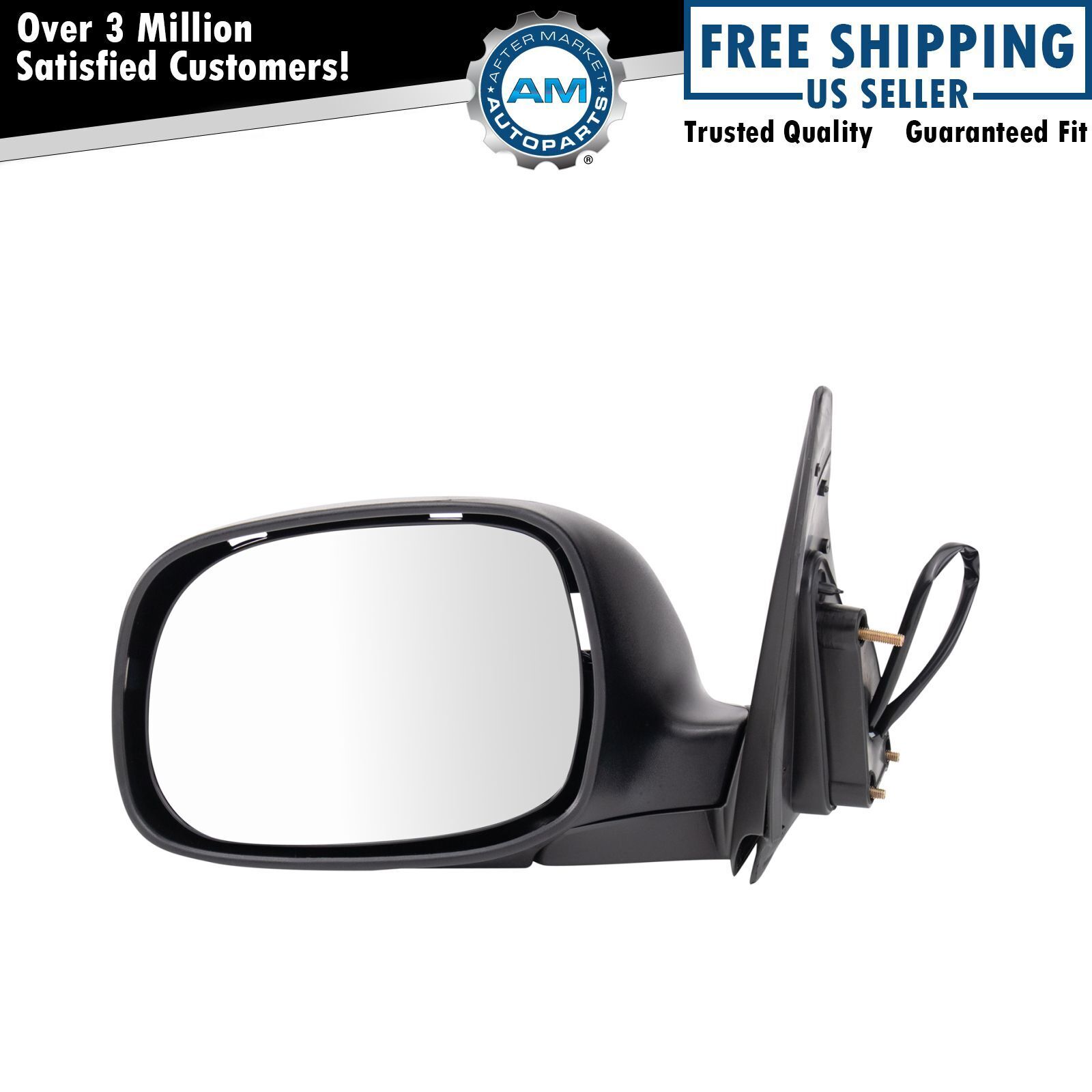 Folding Power Mirror Black Driver Side LH Left for Toyota Tundra Sequoia