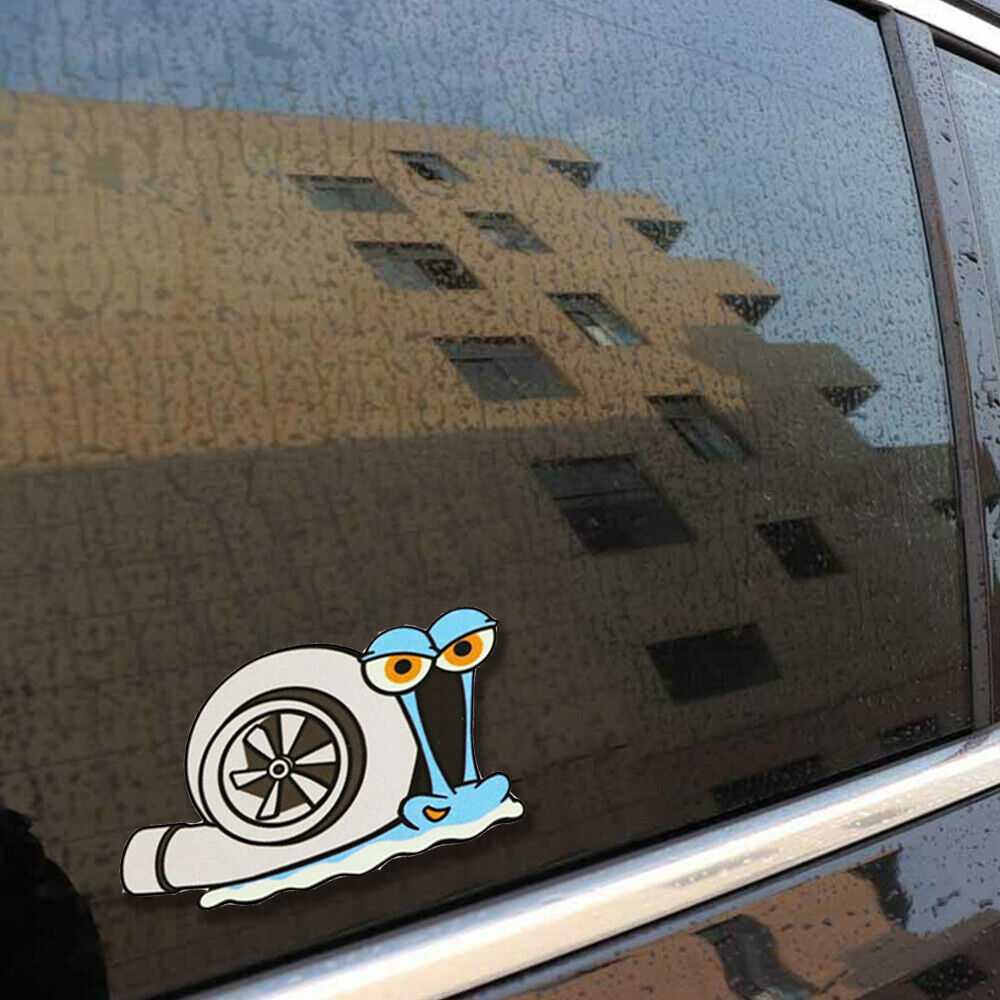 Turbo Snail Funny Car Sticker Styling Bumper Window Trunk Decal Decor Accessory