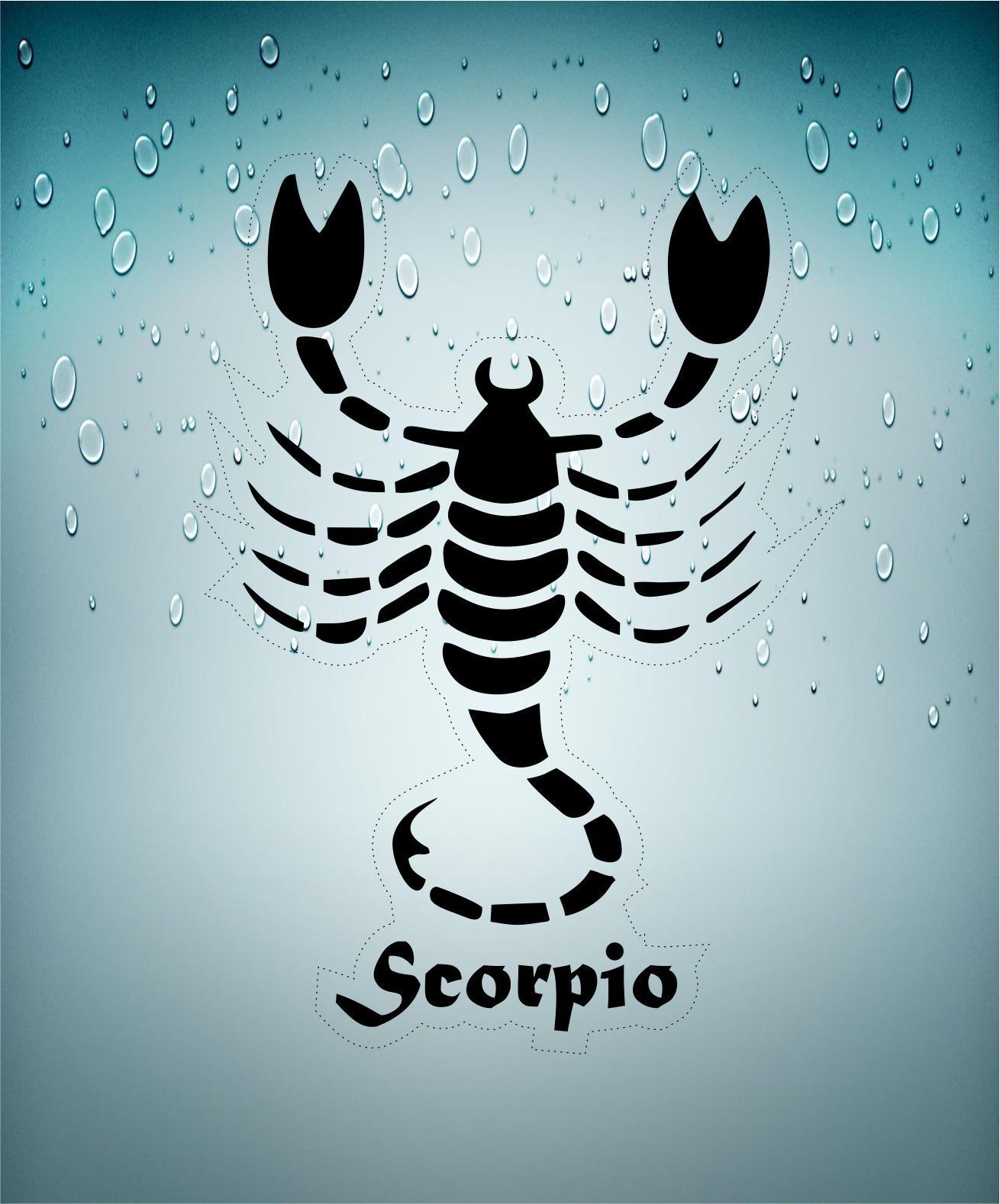 Sticker decal zodiac astrological astrology sign transparent scorpion scorpio
