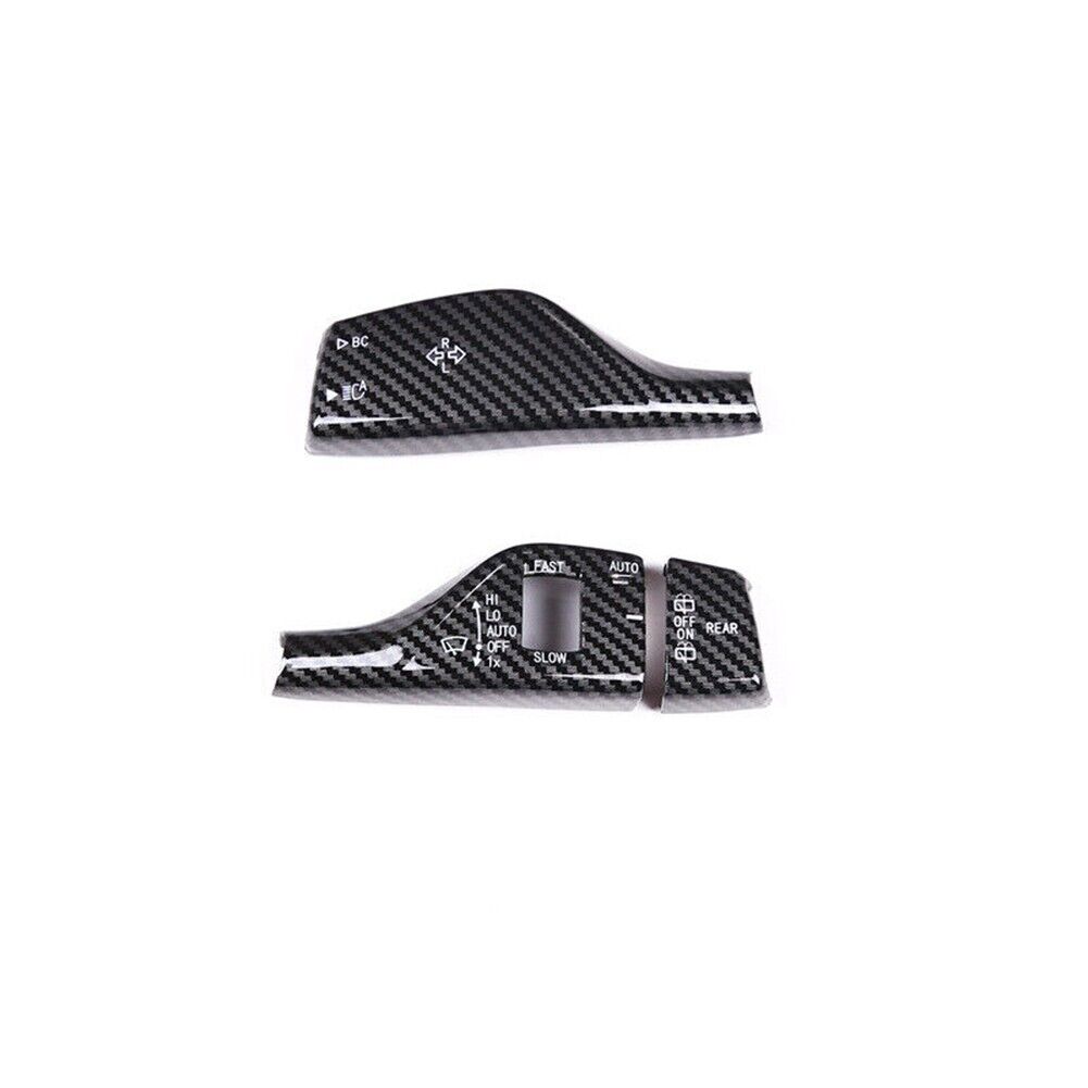 Perfect Fitment Carbon Fiber Wiper Lever Covers for BMW X1 X2 X3 X4 X5 X6 X7