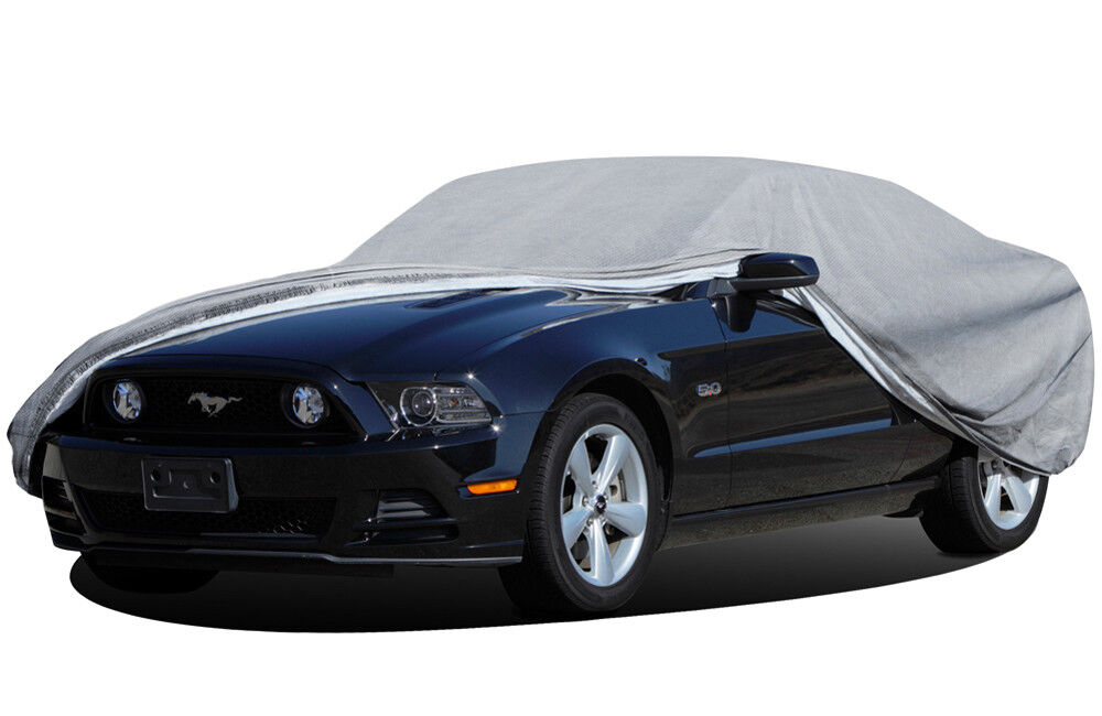 3 Layer Car Cover Indoor Outdoor Waterproof Breathable Fleece Lining 189\