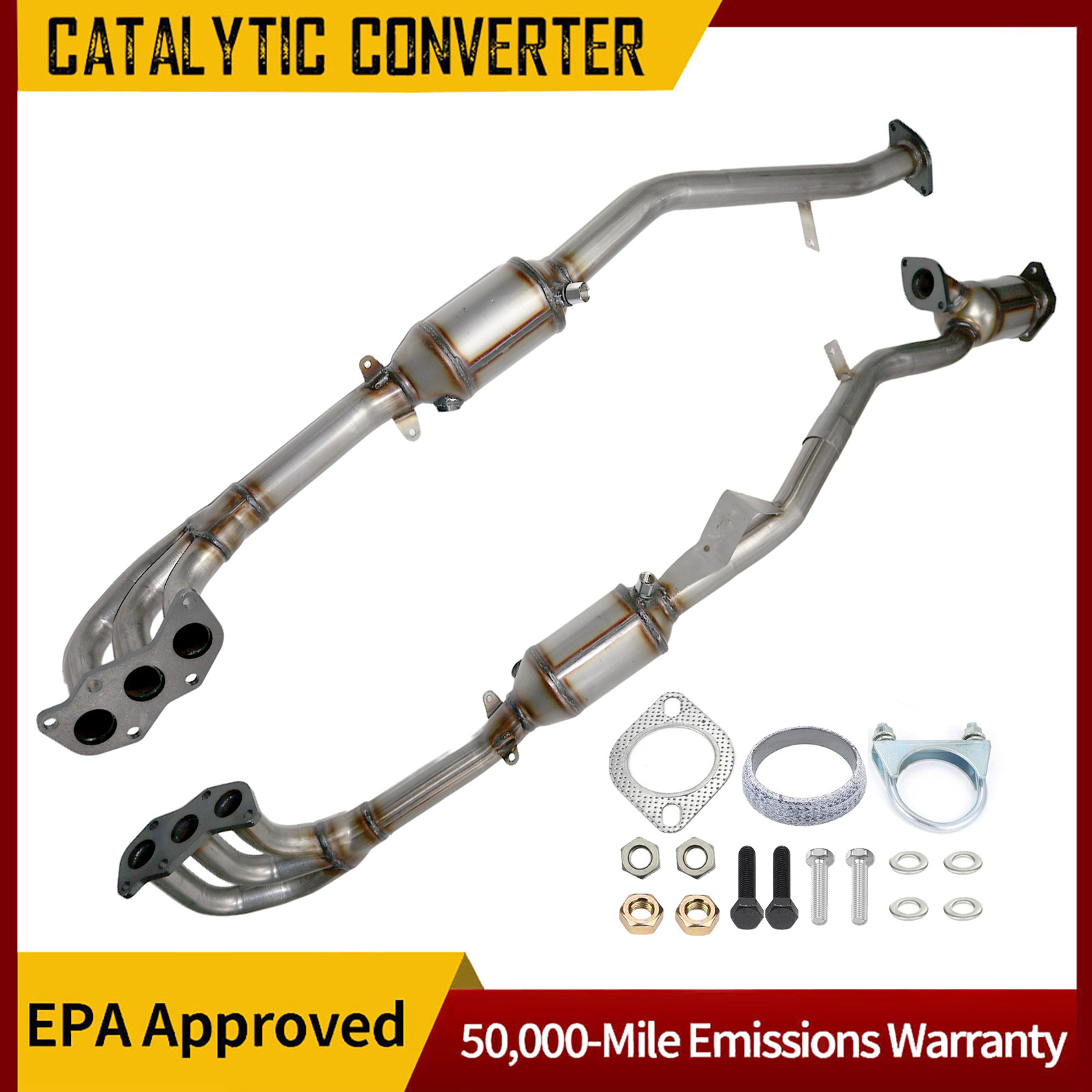 Exhaust Manifold Catalytic Converters for 2006 2007 Subaru B9 Tribeca 3.0L EPA