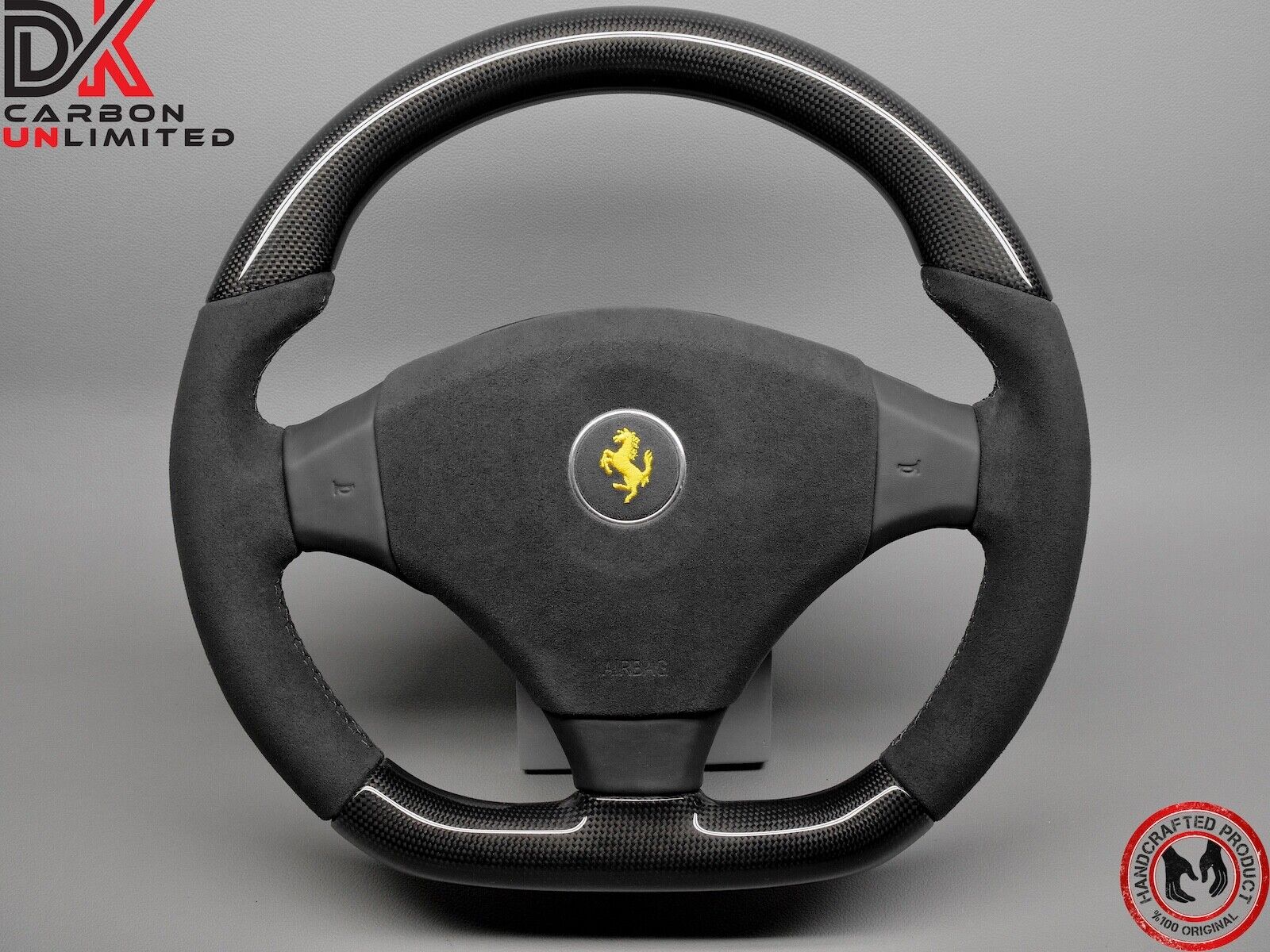 Ferrari 550 F550 Maranello Barchetta Alcantara Flat Bottom Carbon Steering Wheel