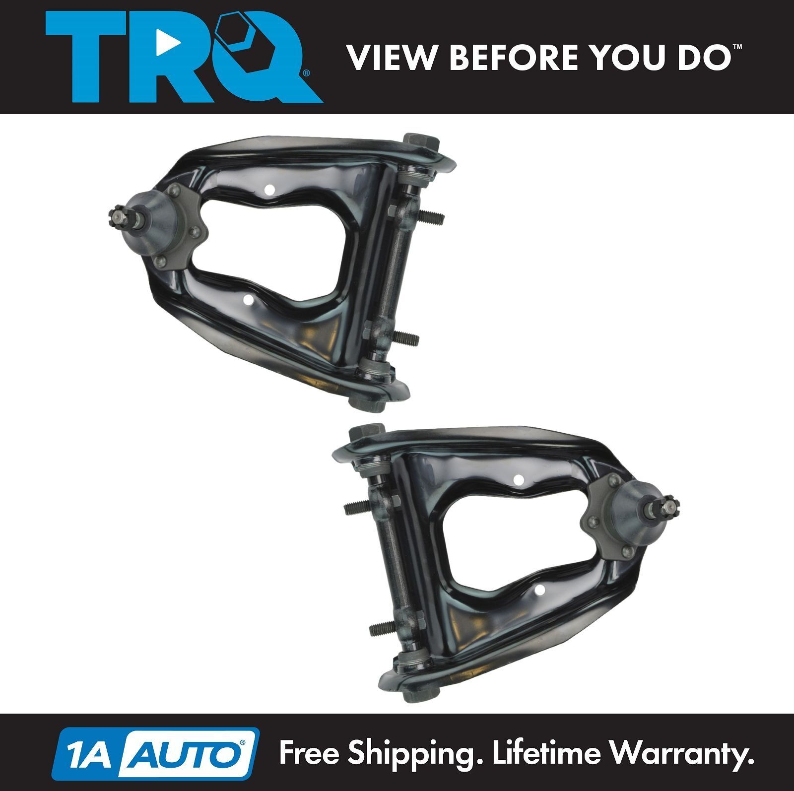 TRQ Front Upper Control Arms w/ Ball Joints Left & Right Pair for Ford Mercury