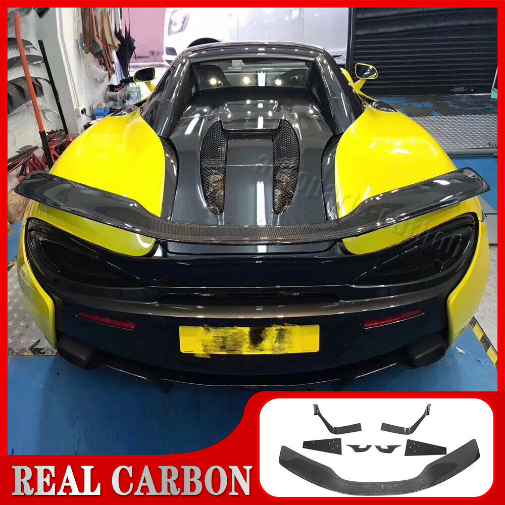 For McLaren 540C 570S 570GT 2015-19 Rear Trunk Spoiler GT Wing REAL CARBON FIBER