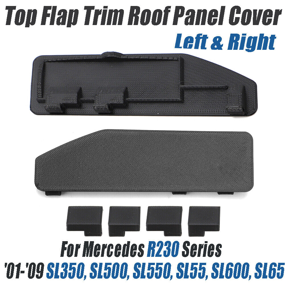 Convertible Top Flap Trim Roof Panel Cover For Mercedes R230 SL350 SL500 SL550