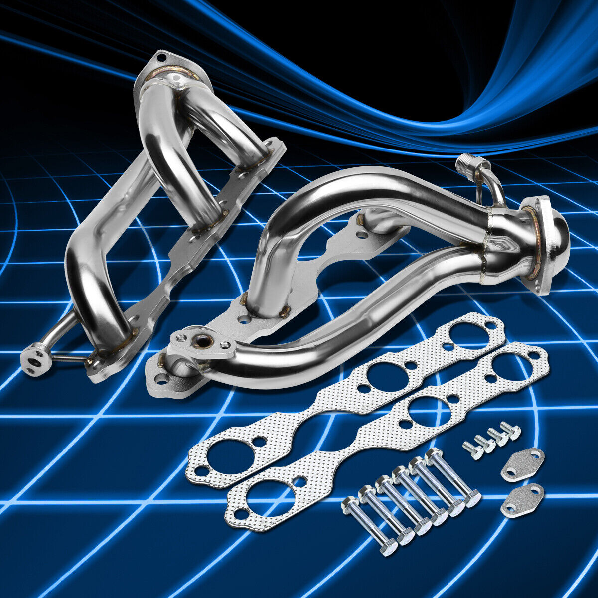 For S10/Blazer/Sonoma/Jimmy 4.3 V6 4WD 2 X 3-1 Stainless Header Manifold Exhaust