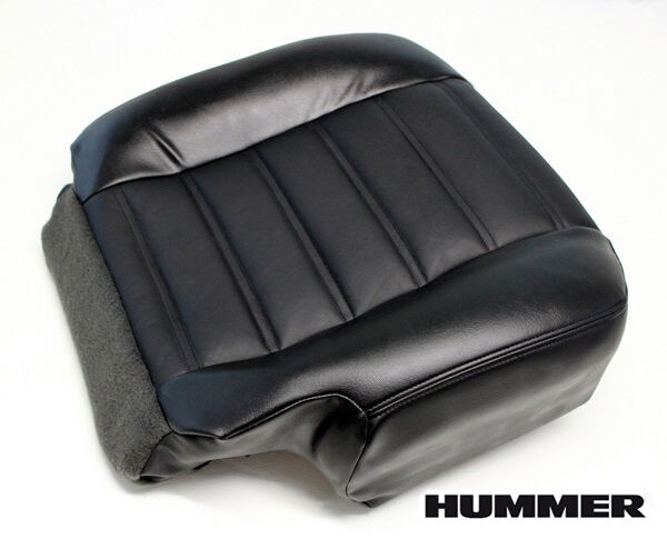 2005 Hummer H2 Brush Guard SUV SUT Crew Driver Bottom Leather Seat Cover Black
