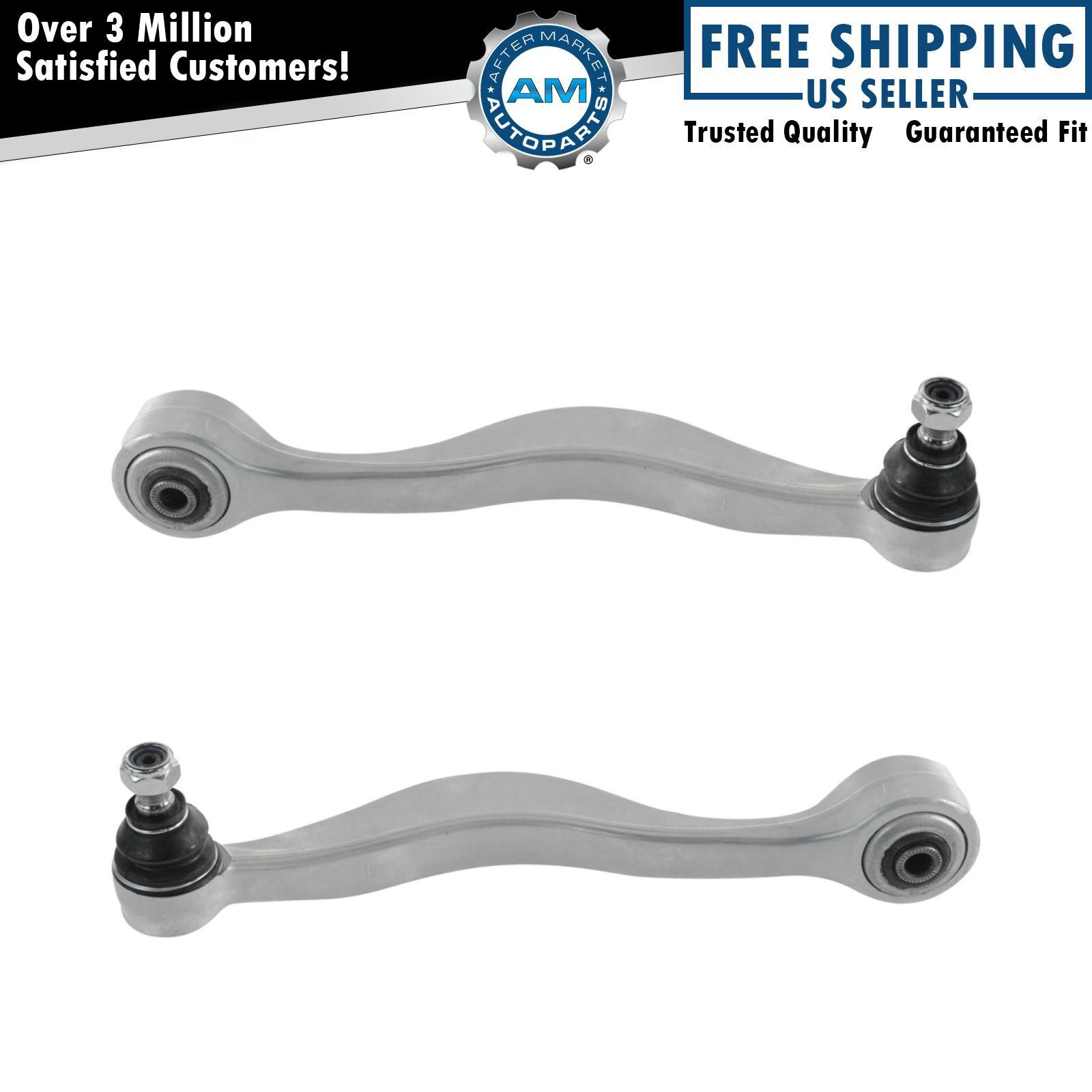 Front Lower Aluminum Rearward Control Arm Pair Set for BMW 5 6 7 Series M5 M6