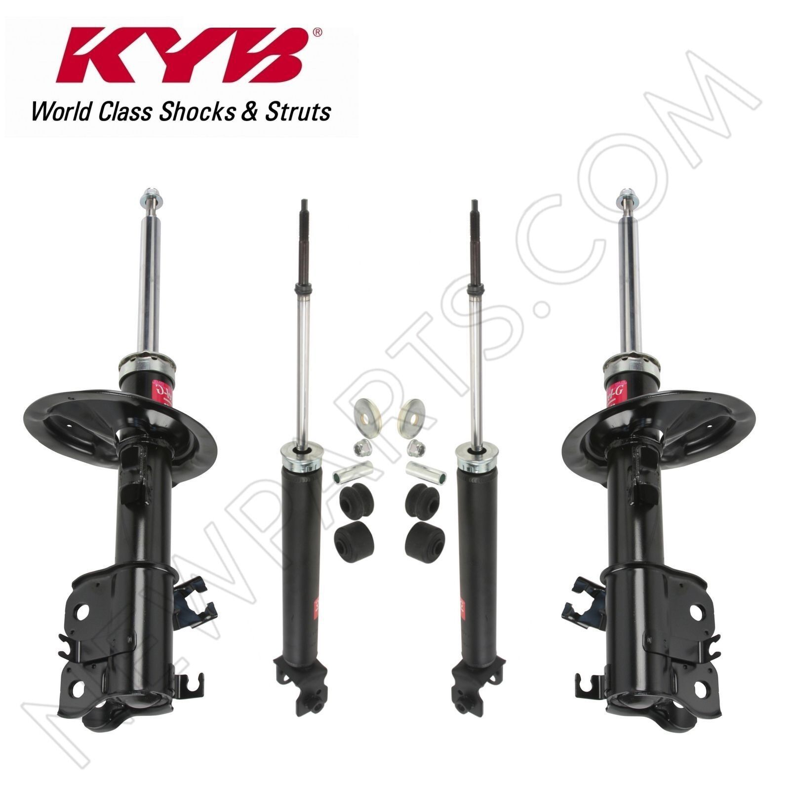4-KYB Excel-G Strut/Shocks 2-Front & 2-Rear for Altima 2002 to 2006