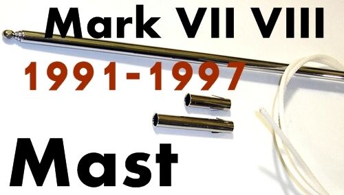 POWER ANTENNA MAST Lincoln MARK VII MARK VIII 1991-1997 BRAND NEW STAINLESS