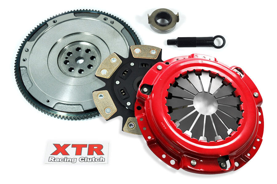 XTR 6-PUCK CLUTCH KIT+HD FLYWHEEL for ACURA CL ACCORD PRELUDE F22 F23 H22 H23