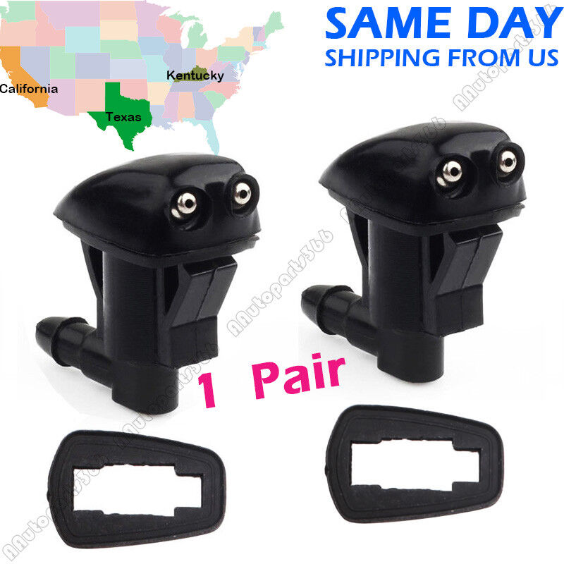 2 x Windshield Washer Nozzle Front Left Right for Jeep Grand Cherokee 2005-2010