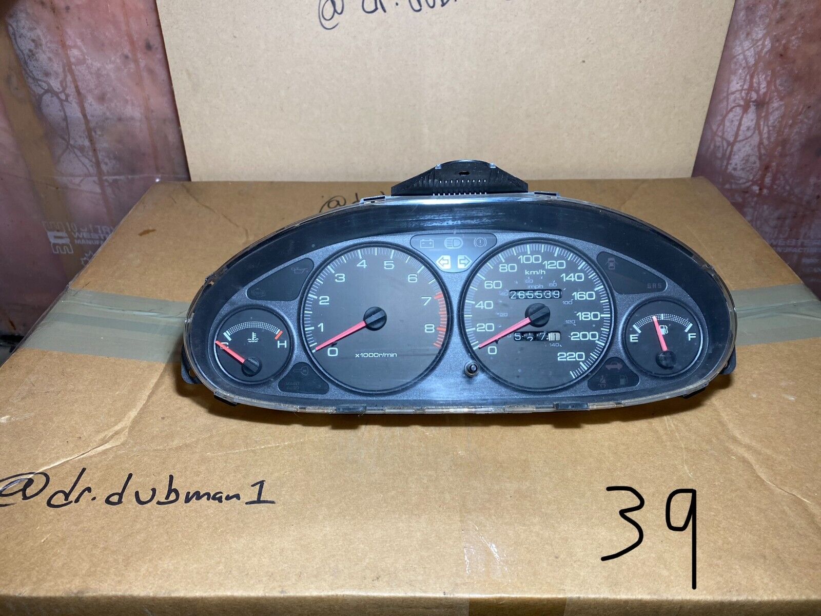 94-01 Integra 5spd MT Instrument Gauge Cluster Speedometer Tach DC4 DC2 DB7 DB8 