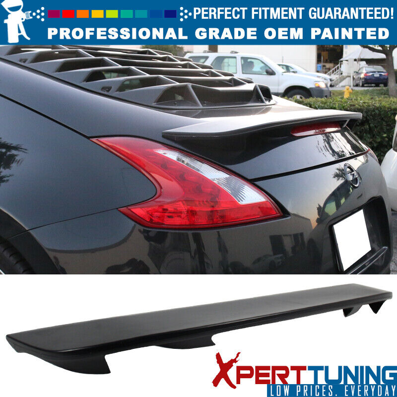 Fits 09-21 Nissan 370Z OE Factory Style ABS Trunk Spoiler - Painted Color