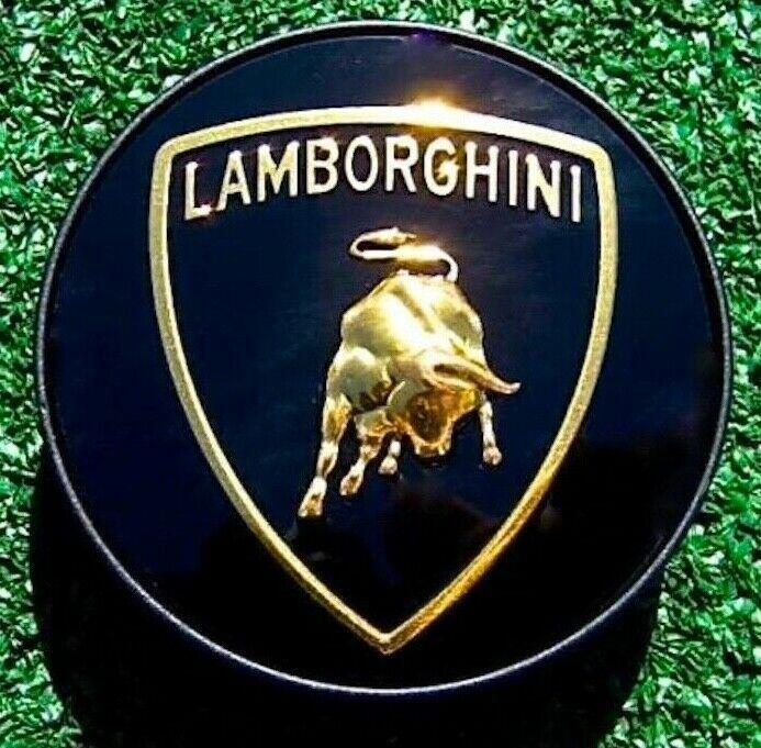 Factory Lamborghini Bull Center Cap New Original Genuine OEM Gold Wheel Centre