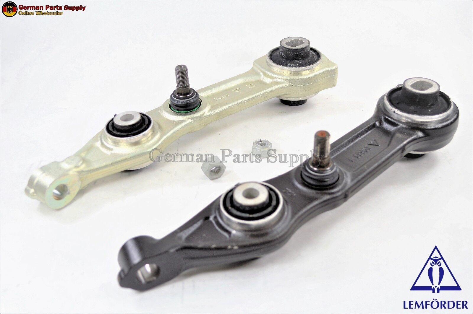 MERCEDES E320 E-CLASS FRONT LEFT+ RIGHT SET LOWER AIR SHOCK SPRING CONTROL ARM 