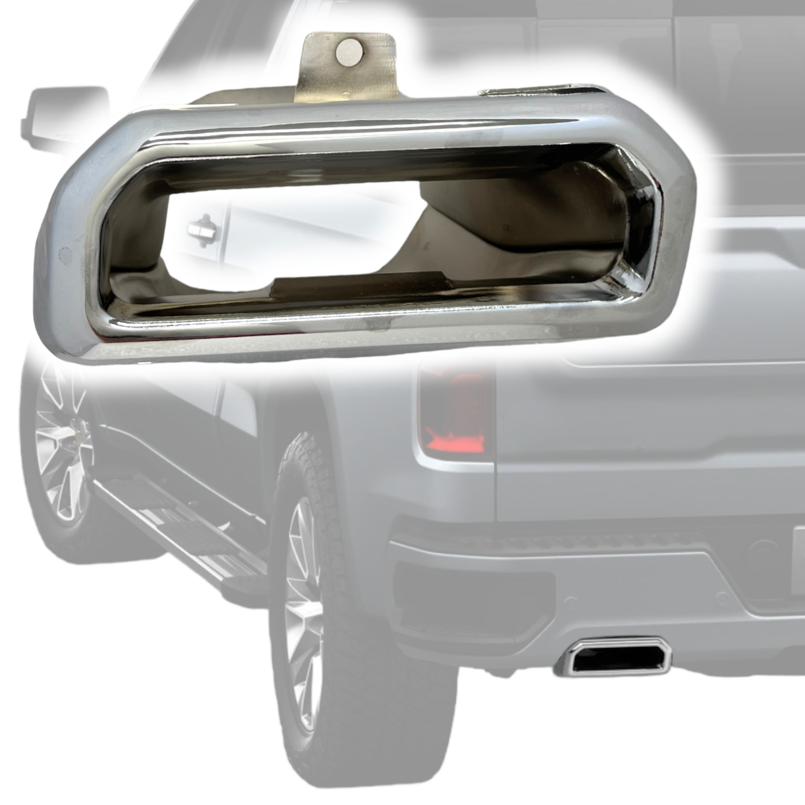 For 2019-2023 Silverado Sierra Driver Side Chrome Exhaust Bezel LH #84434641
