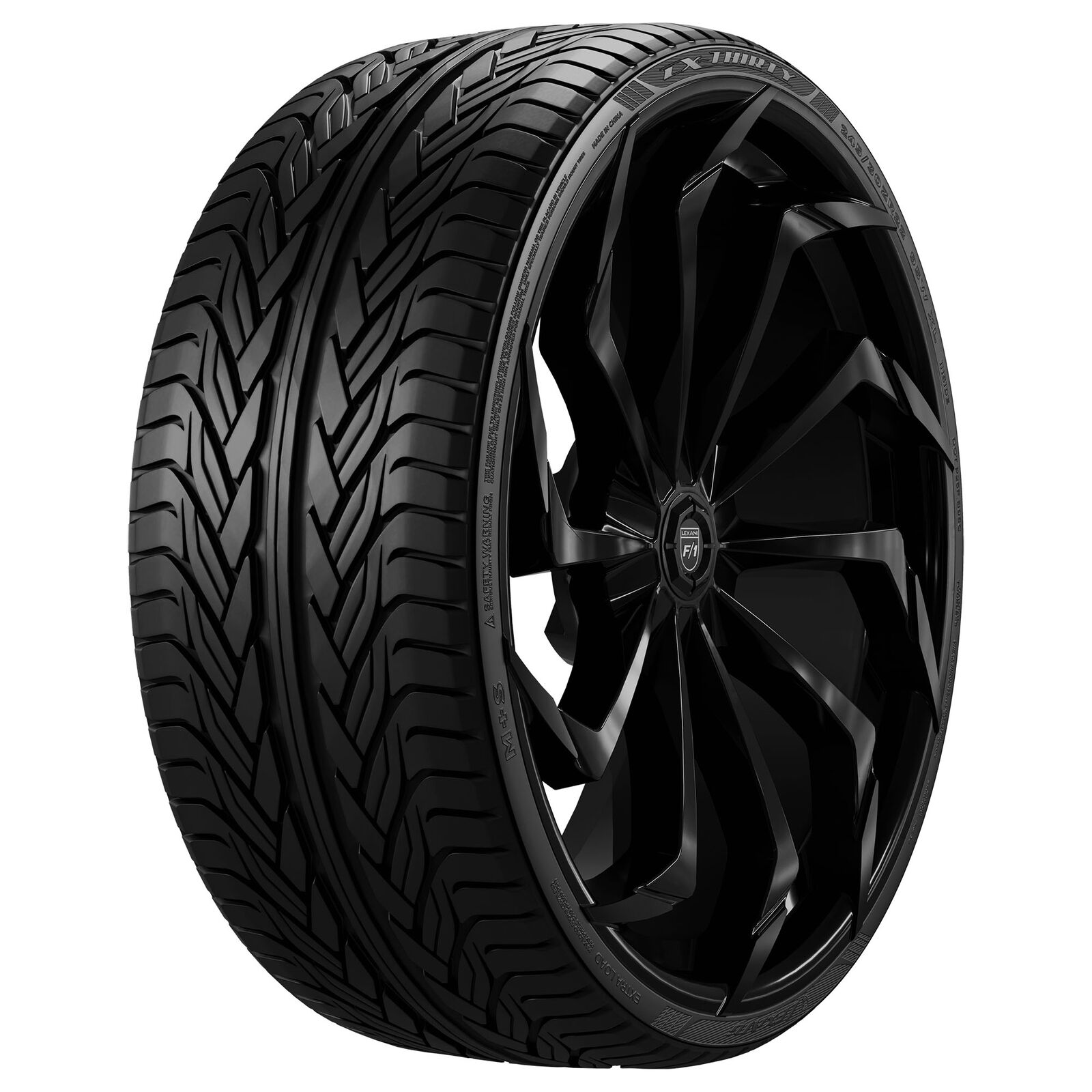 1 New Lexani Lx-thirty  - 295/25zr28 Tires 2952528 295 25 28