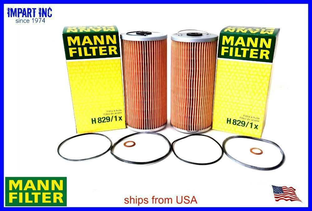 Mercedes Oil Filter 119 180 00 09 MANN H829/1x   Qnt (2) Filters 