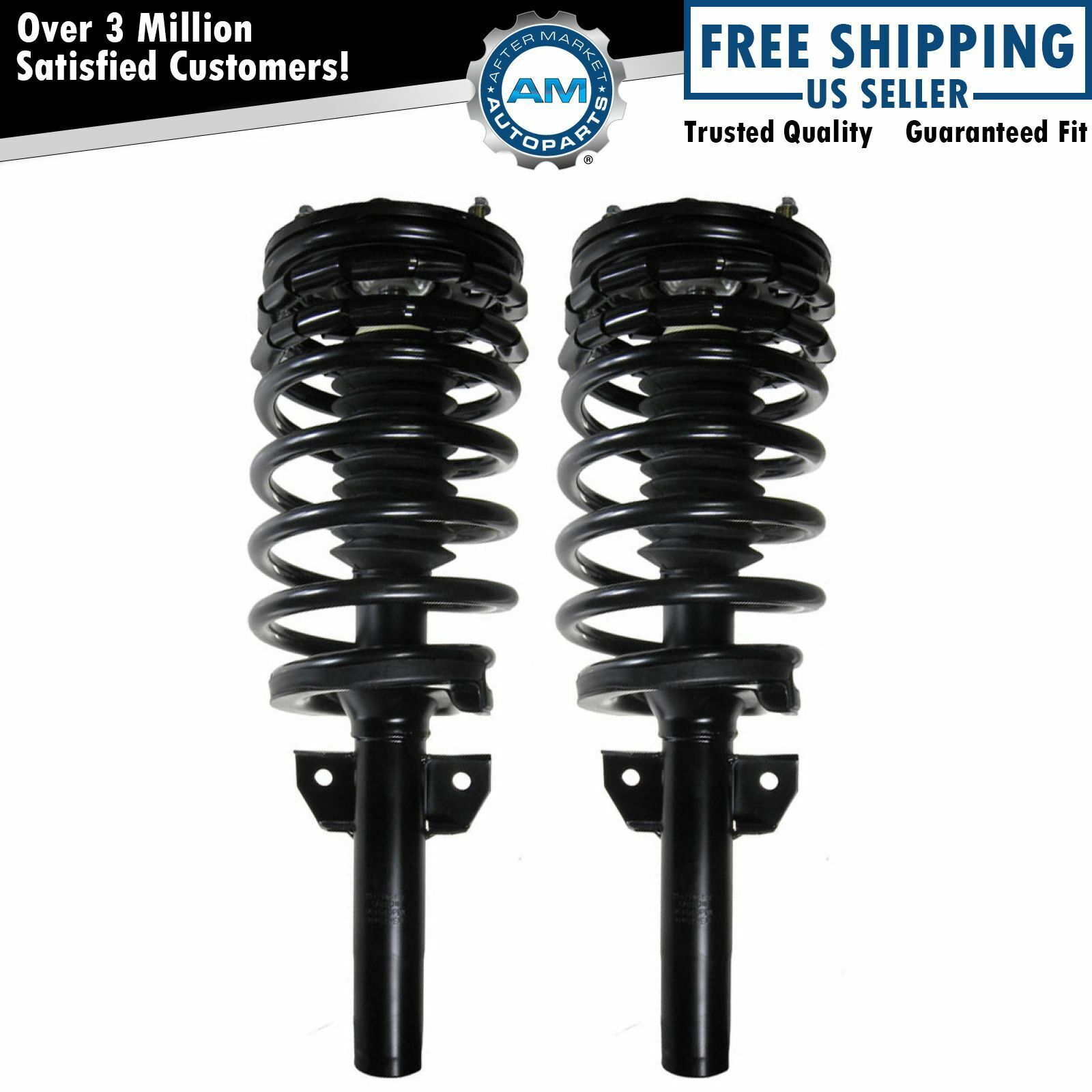 FRONT Strut & Spring Mount Assembly Pair SET for 86-95 Mercury Ford Sable Taurus