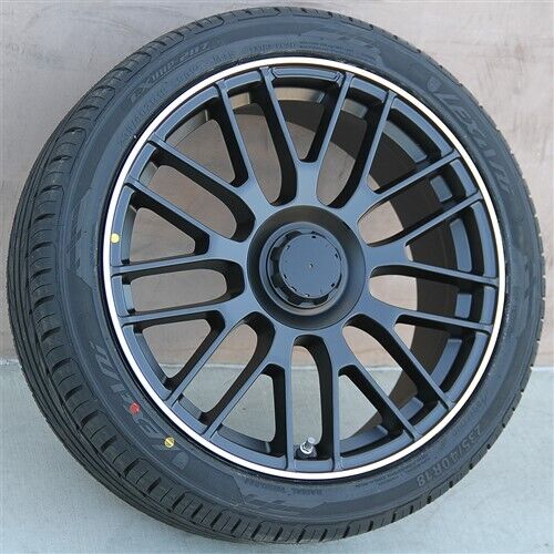SET(4) 18x8.0 5x112 Wheels & Tires Pkg fit Mercedes Benz C250 C300 C350 CLA250