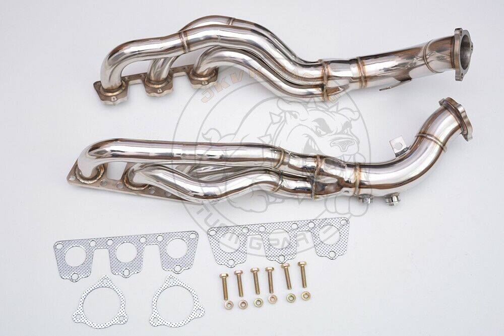 Stainless Steel 304 Long Tube Headers for Audi S4 S5 A7 A8 B8 Q5 SQ5 3.0 TFSI V6