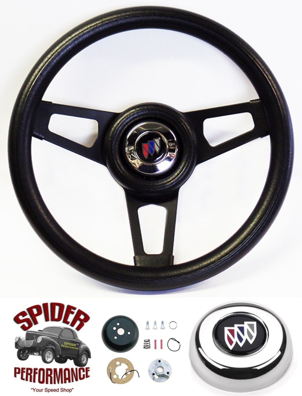 1967-1968 Wildcat Skylark LeSabre Electra steering wheel 13 3/4\
