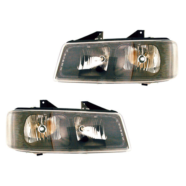 Fits 03-15 Chevrolet Express GMC Savana Driver + Passenger Headlight Lamp 1 Pair
