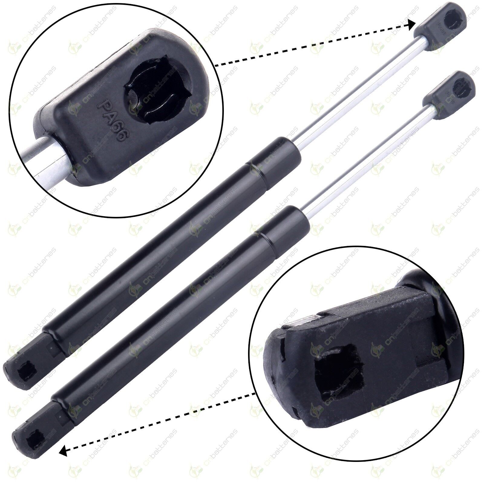 Qty(2) Rear Trunk Lift Supports Gas Struts Shocks For Buick Century 1999-2005