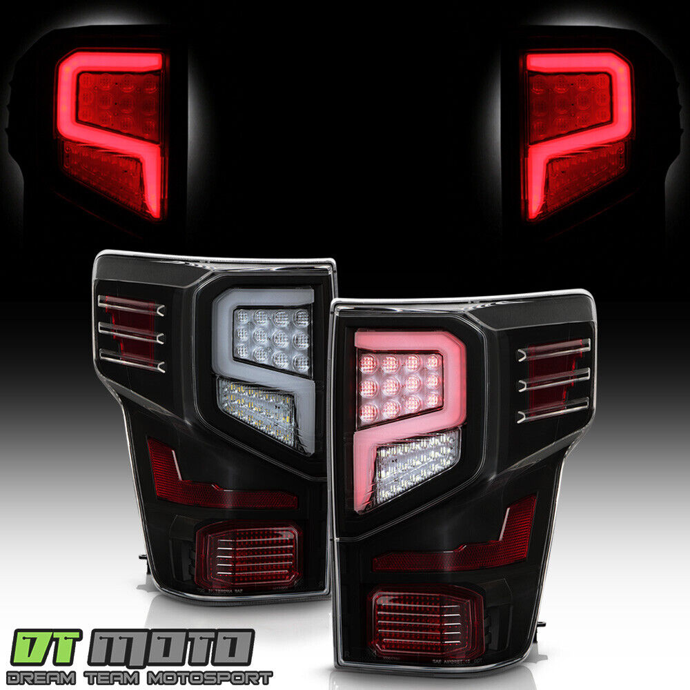 For 2016-2021 Titan|Titan XD Black LED Tube Tail Lights Brake Lamps Left+Right