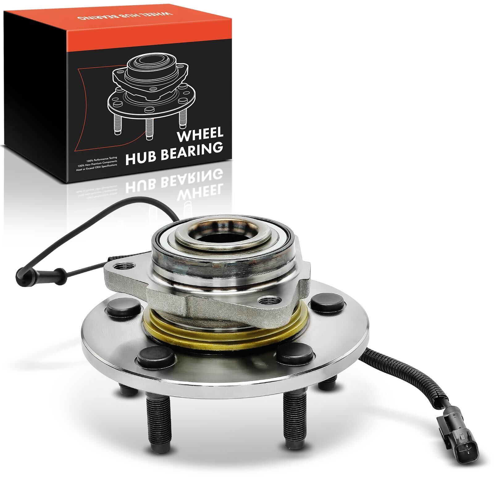 Front Wheel Hub Bearing Assembly w/ABS for Dodge Ram 1500 Pickup 06-09 w/ 5 Stud