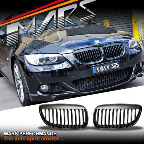Black M6 style Kidney Grill for BMW 2D Convertible E92 E93 06-09 320 325 335