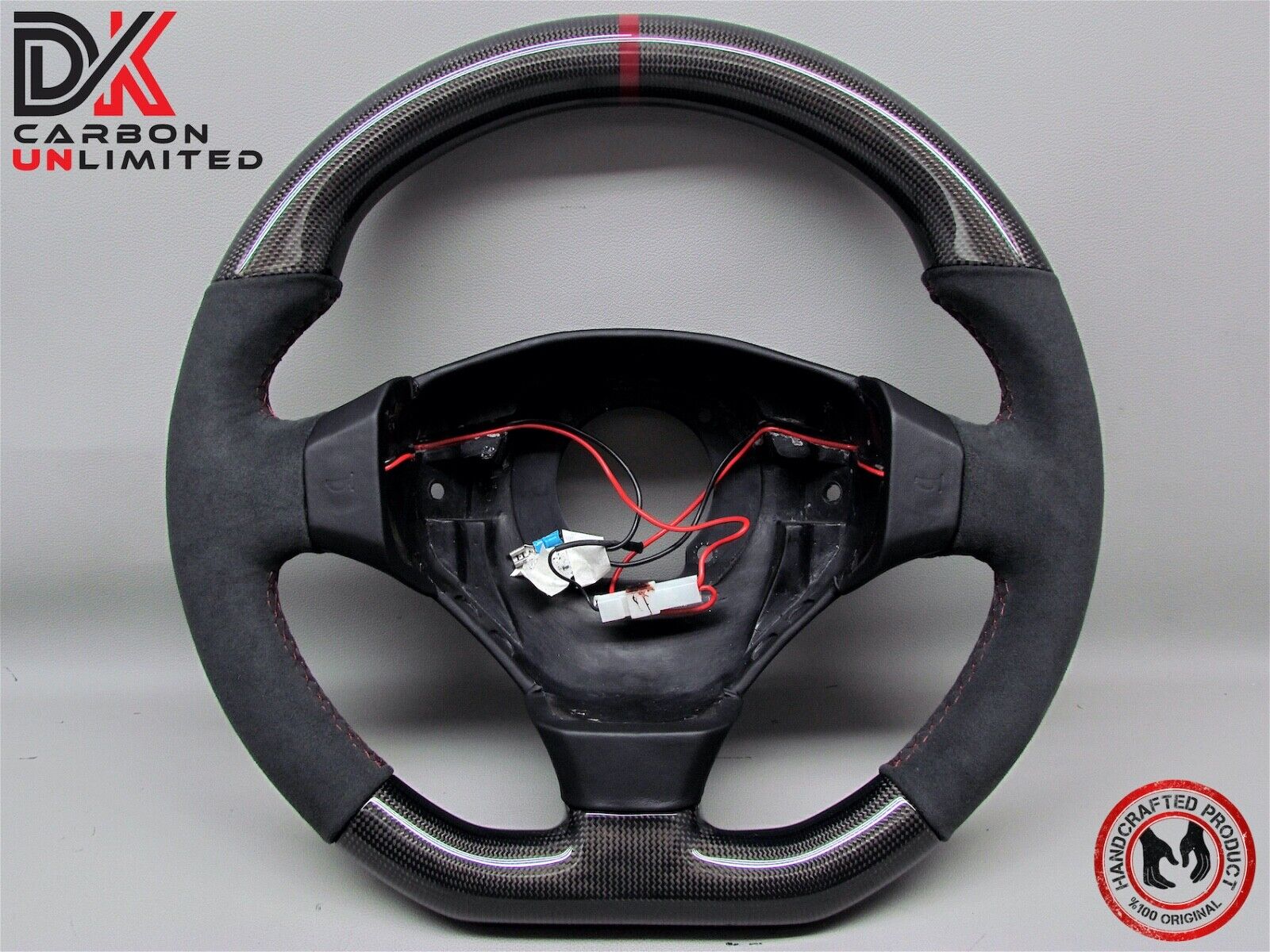 Ferrari 550 Maranello Barchetta Burgundy Ring Alcantara Carbon Steering Wheel