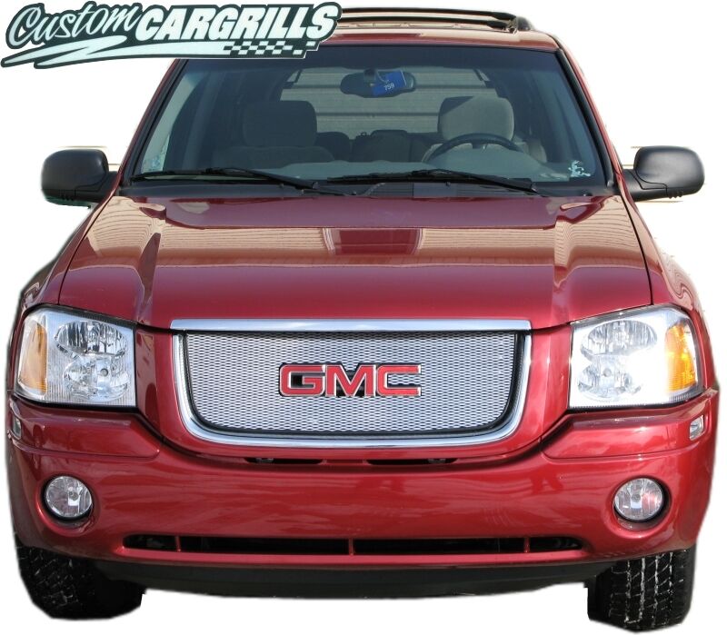 CCG 02-06 GMC ENVOY DIAMOND EXTREME MESH GRILL GRILLE INSERT OVERLAY SILVER