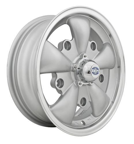EMPI GT-5 Rim 5.5 X 15 Silver wheel VW bug  Type 1 2 3
