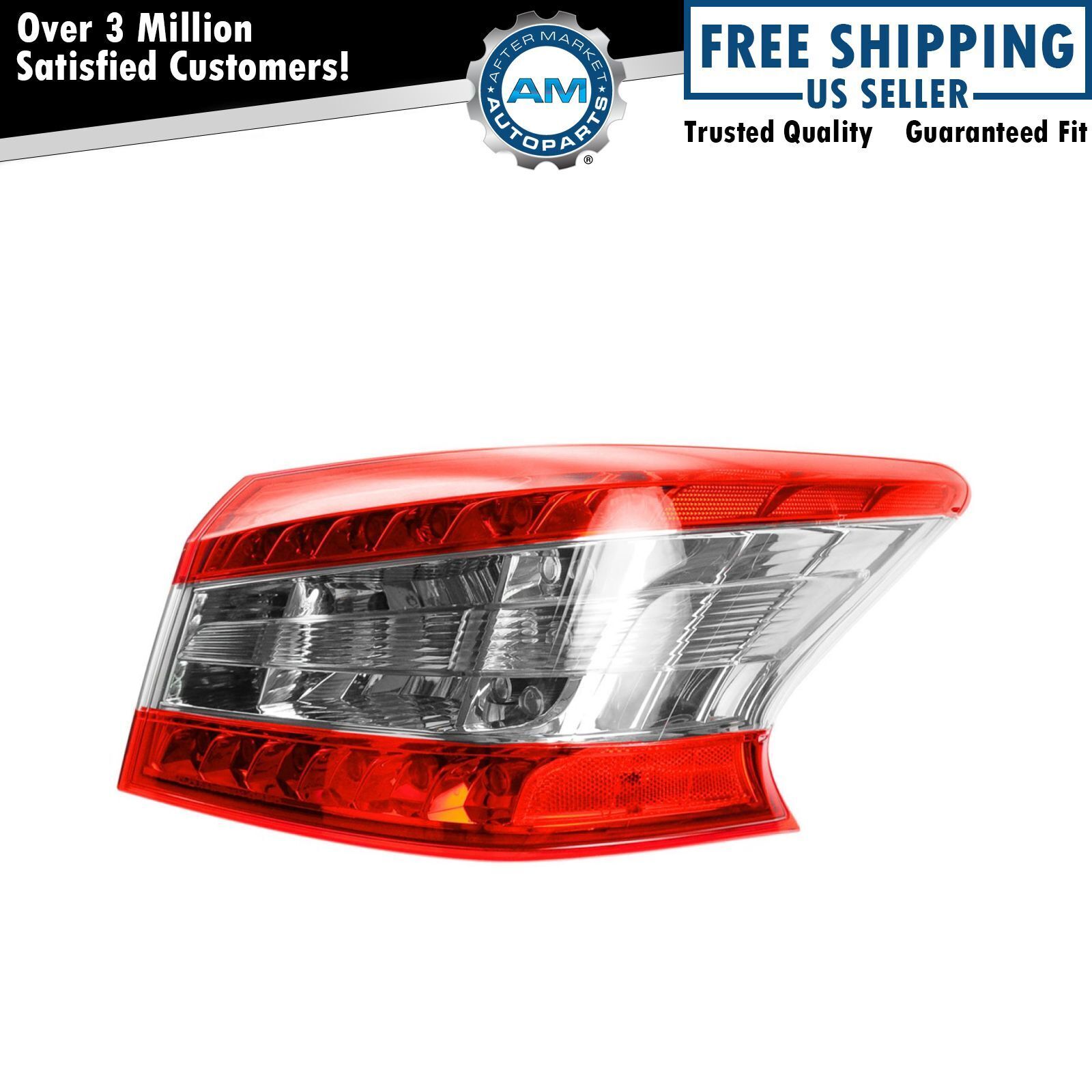 Right Outer Tail Light Assembly For 2013-2015 Nissan Sentra NI2805100