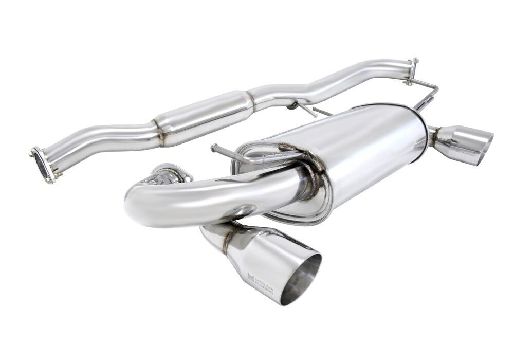 MEGAN RACING CATBACK EXHAUST DUAL SS ROLL TIPS OE-RS FOR 03-09 NISSAN 350Z Z33