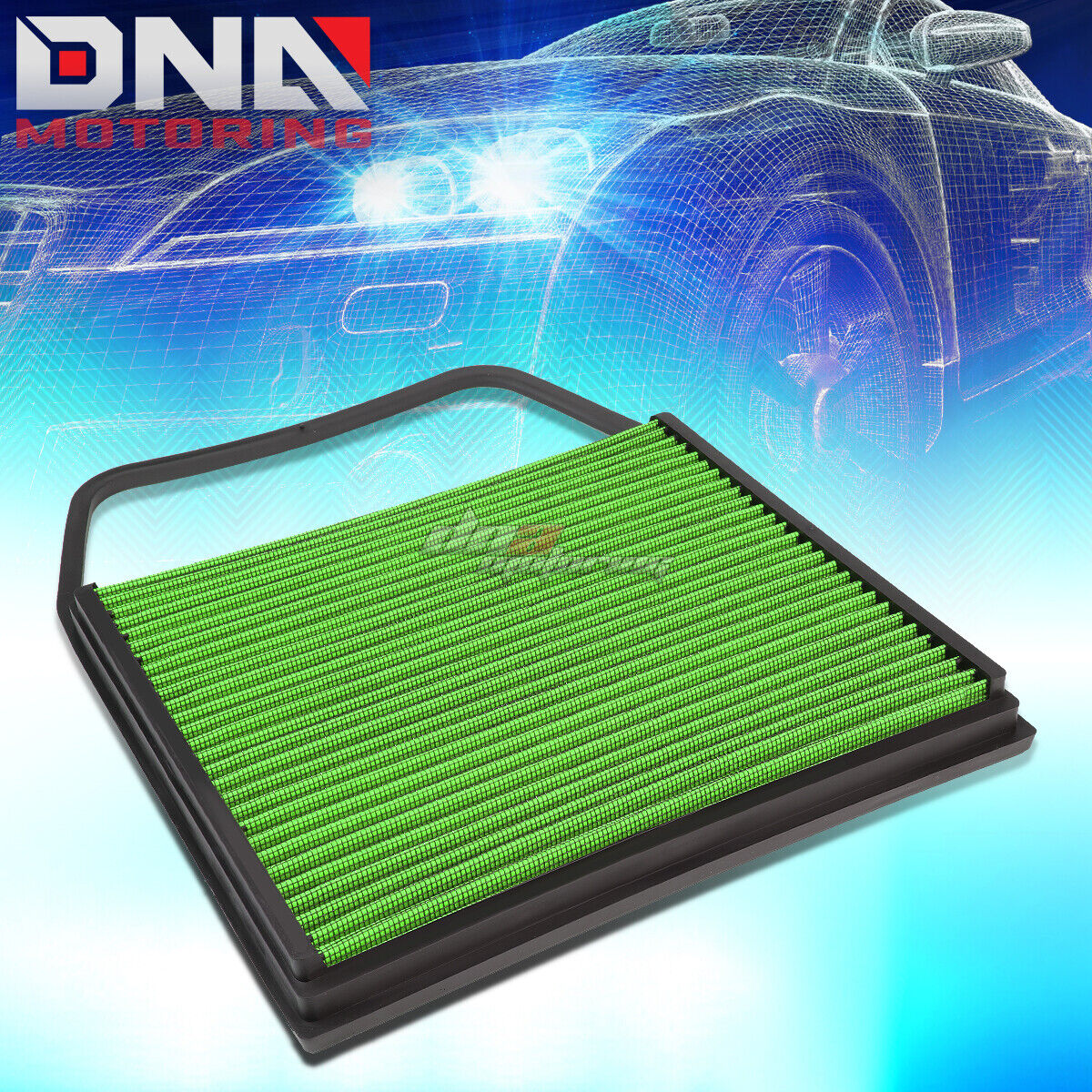 FOR 09-16 BMW Z4 10-14 X6 M GREEN REPLACEMENT RACING DROP IN AIR FILTER PANEL