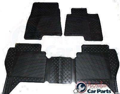 Floor Rubber Mats suitable for Mitsubishi NX Pajero 2015- New Genuine Front & Re