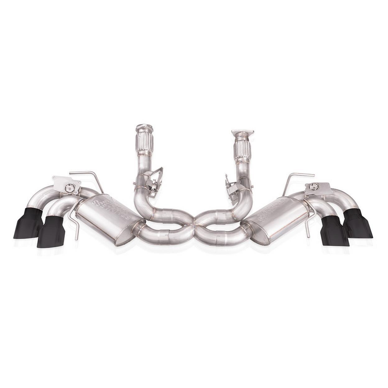 Stainless Works Exhaust System Kit - 2020 Corvette C8 Stainless Works Legend Cat