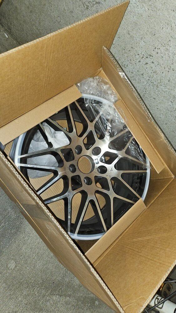 18 inch 5x120 666M CS STYLE BLACK wheels for BMW 3 5 6 M4 E F SERIES rims