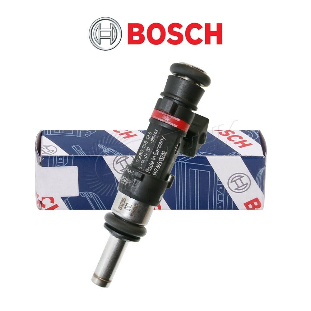 GENUINE Bosch 0280158123 590cc 56lb Long Nozzle EV14 6-Hole Fuel Injector (1)