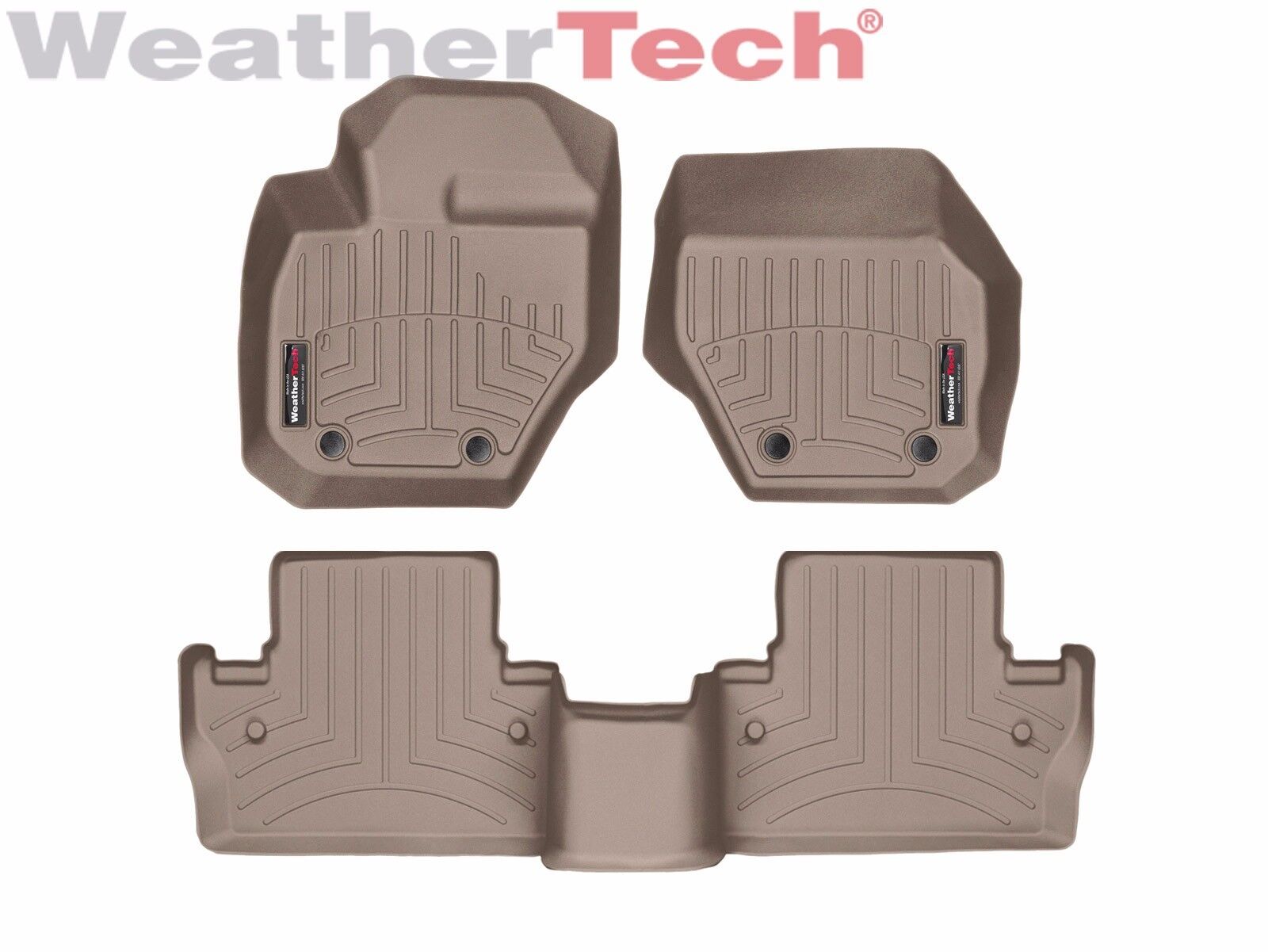 WeatherTech FloorLiner for Volvo S60/V60/Cross Country 1st & 2nd Row - Tan