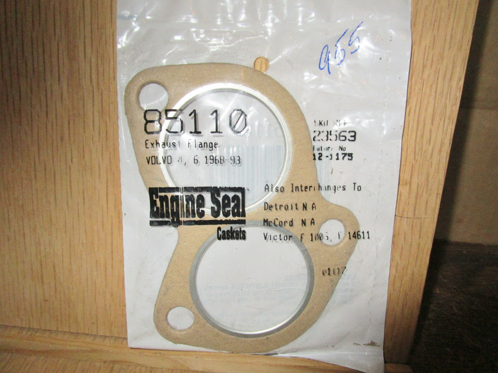 Engine Seal 85110 Exhaust Flange Gasket  Volvo 4 6 1968-93 SELLING 1 LOT OF 12