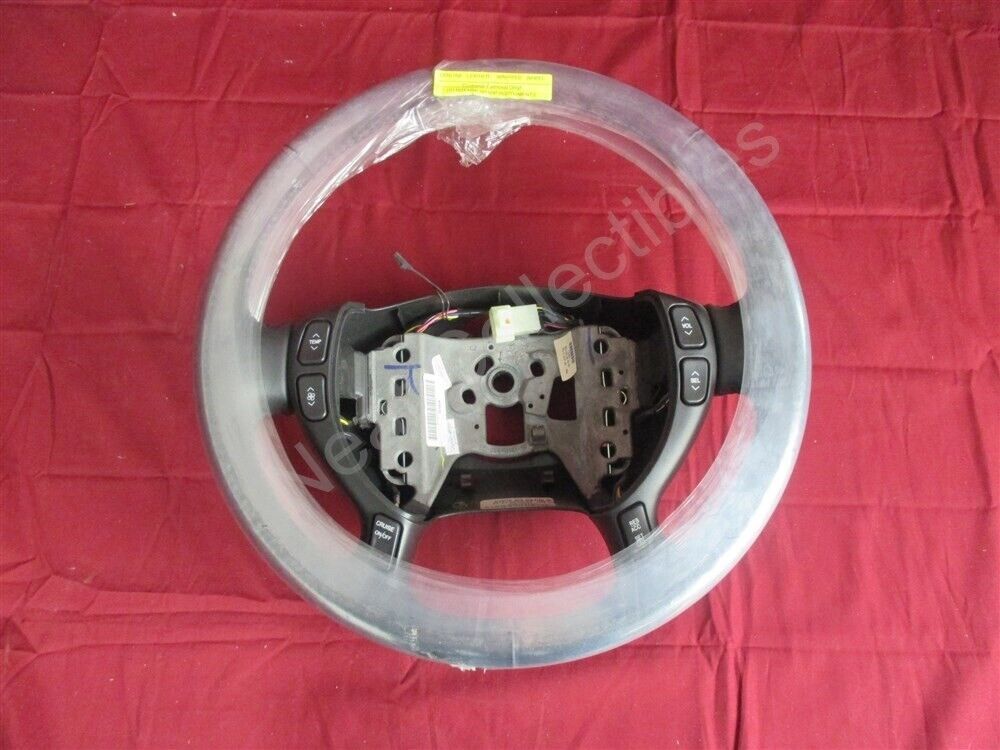 NOS OEM Cadillac Deville Steering Wheel Black Wrapped Leather 2000 - 01