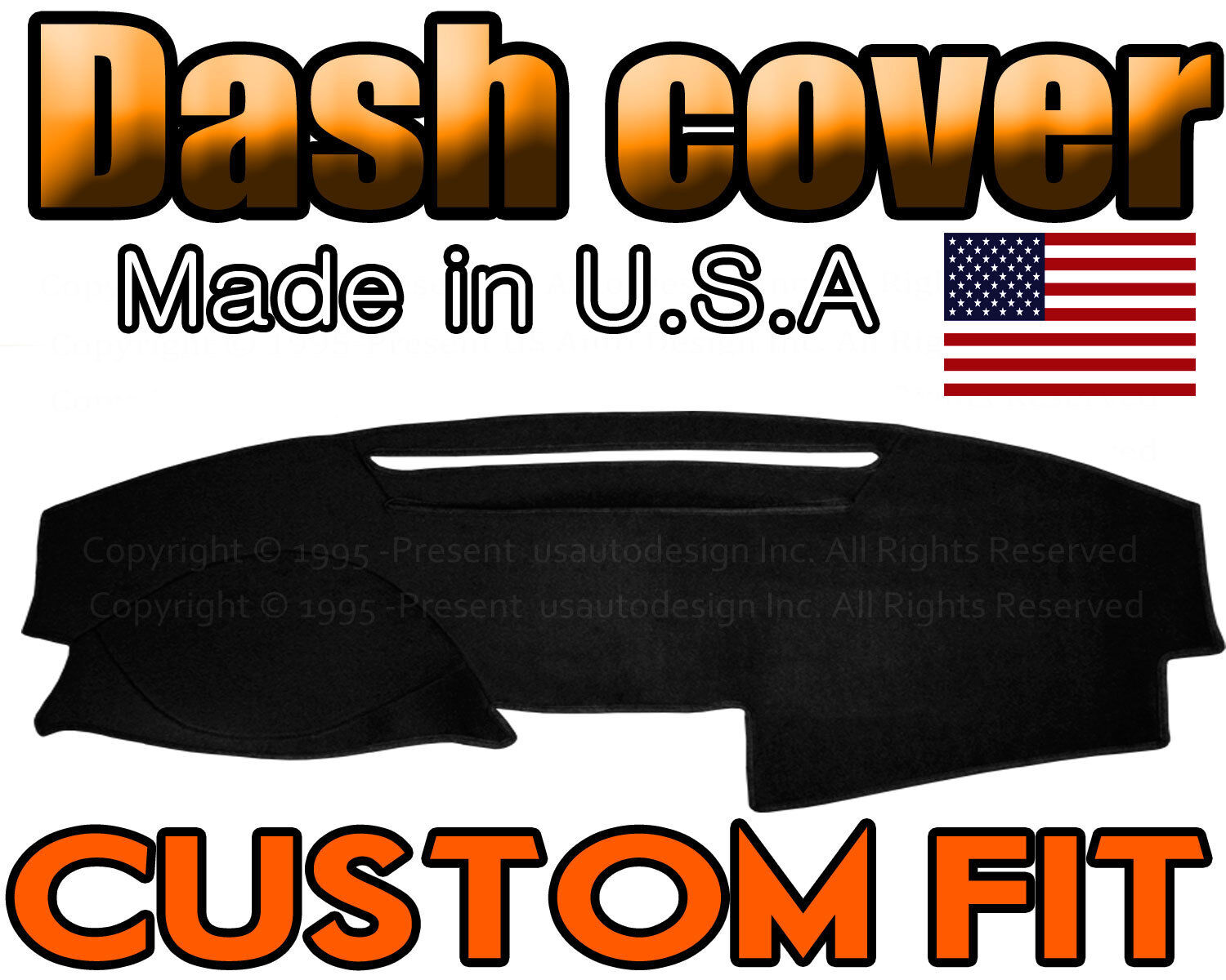 fits 2007-2011  TOYOTA  CAMRY  DASH COVER MAT DASHBOARD PAD /  BLACK 