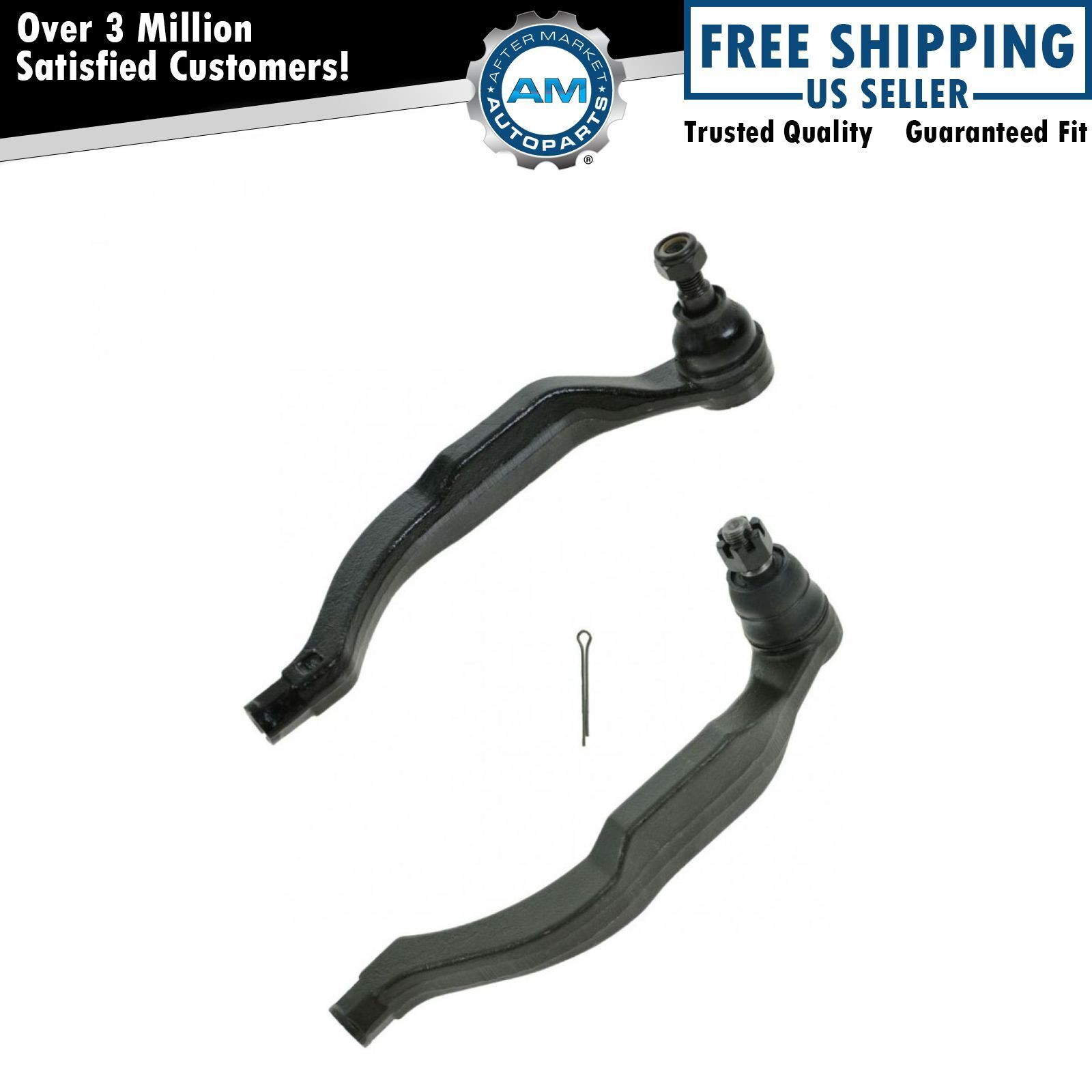 Front Outer Tie Rod Left & Right Pair Set of 2 Kit for 91-95 Acura Legend