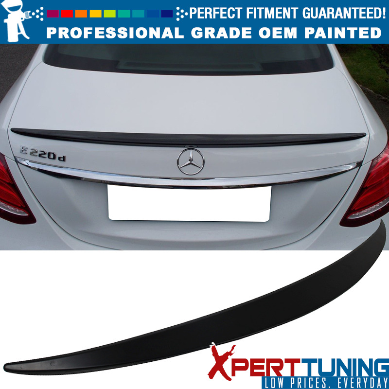 Fits 17-23 Benz E Class W213 Sedan Painted ABS Trunk Spoiler- Painted Color