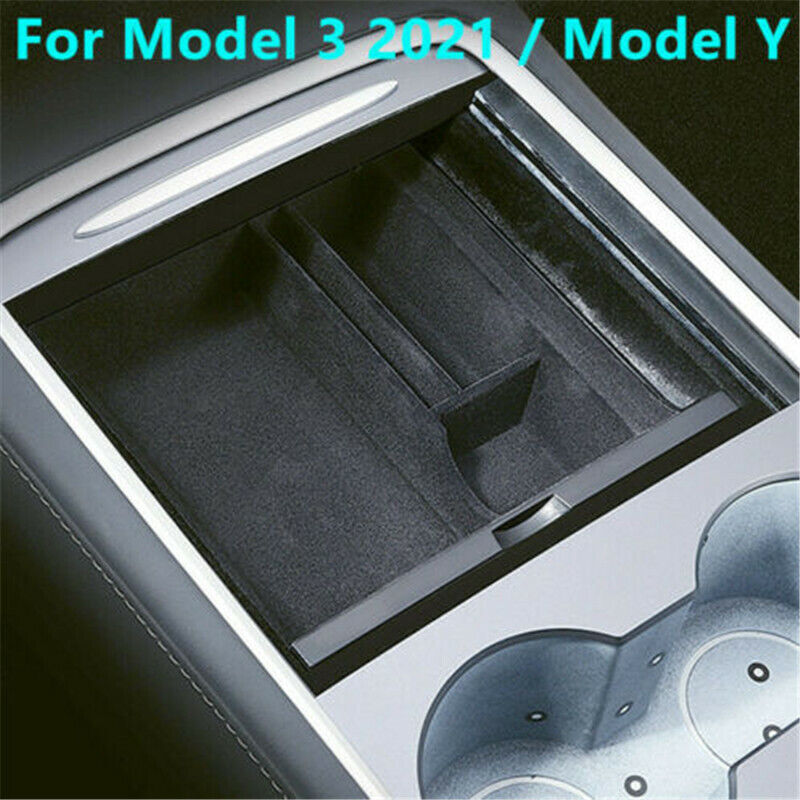 For Tesla Model 3 Model Y 2021 Center Console Organizer Tray Stowing Accessories